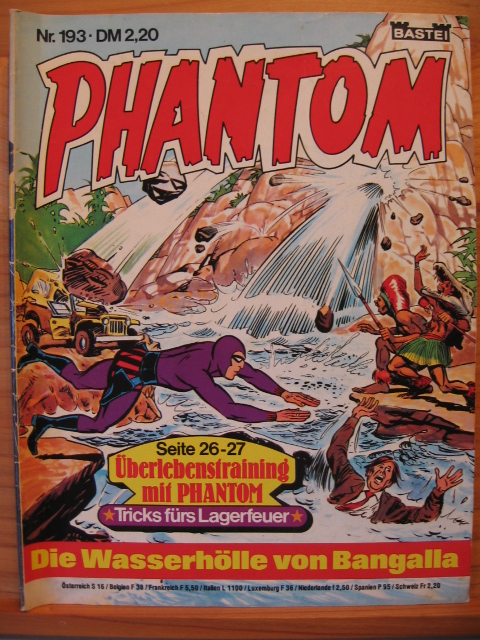 Falk, Lee:  Phantom. Band 193: Die Wasserhölle von Bangalla. 