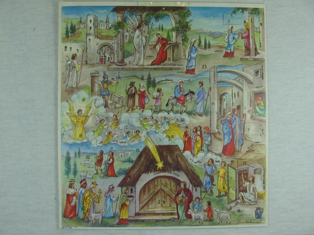 Hummel, Lore:  Adventskalender " Weg nach Bethlehem ". 