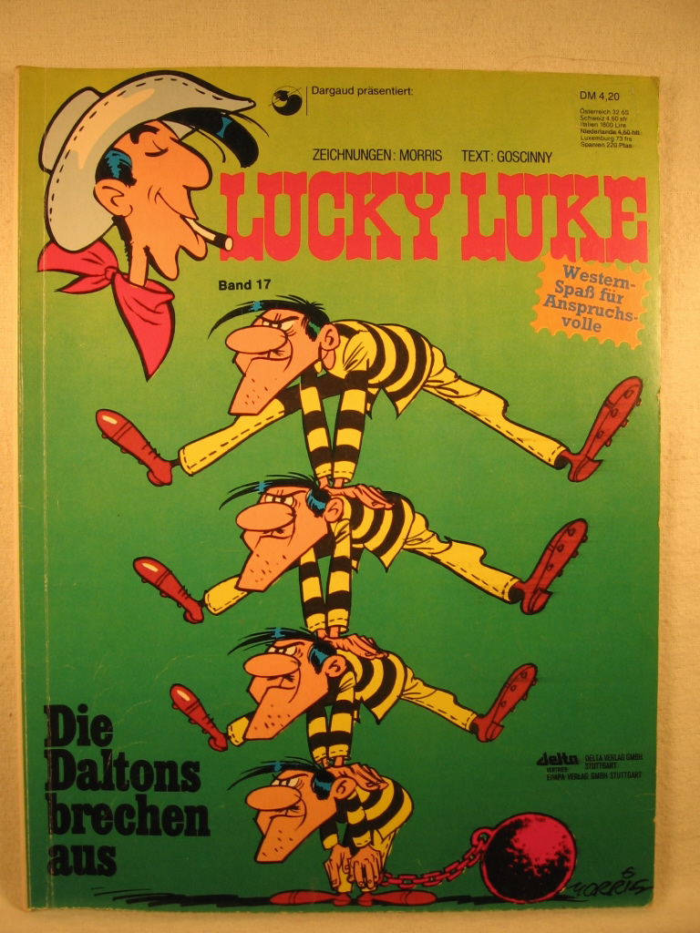 Goscinny, Rene / Morris (d.i. Maurice de Bevere):  Lucky Luke. Band 17: Die Daltons brechen aus. 