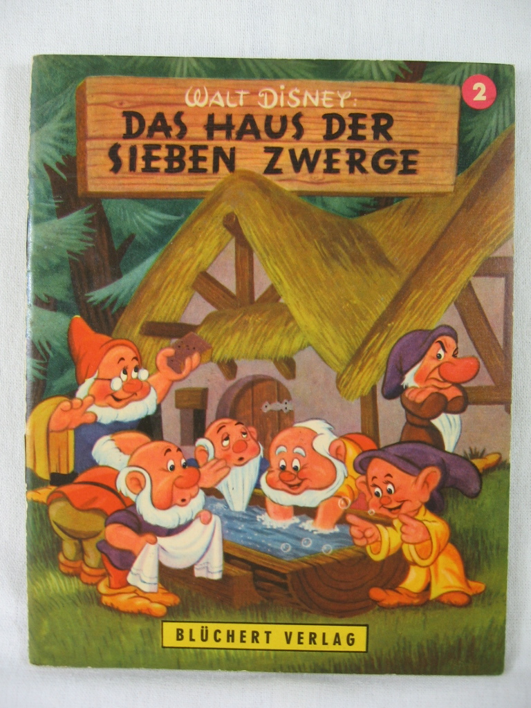 Disney, Walt:  Kleine Disney-Bilderbücher Nr. 2: Das Haus der sieben Zwerge. 