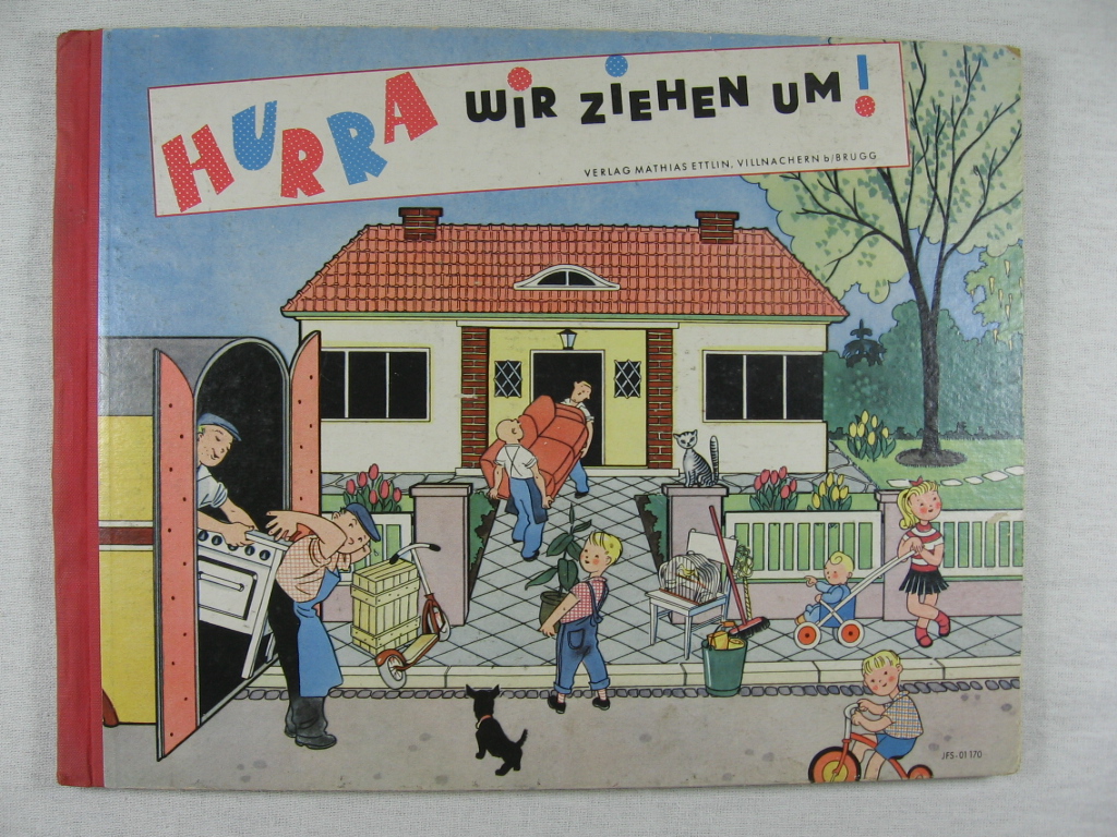 Dingler, Max / Riebeth, Margot:  Hurra wir ziehen um! (Spielbilderbuch) 