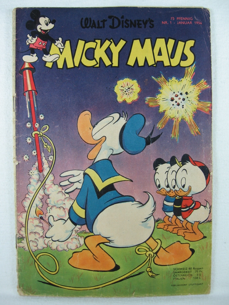 Disney, Walt:  Micky Maus. Heft 1, Januar 1954. 