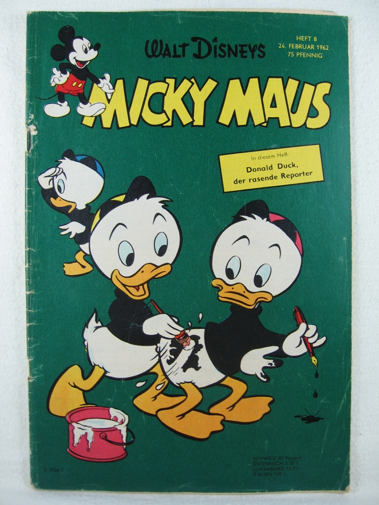 Disney, Walt:  Micky Maus. Heft 8, 1962. 
