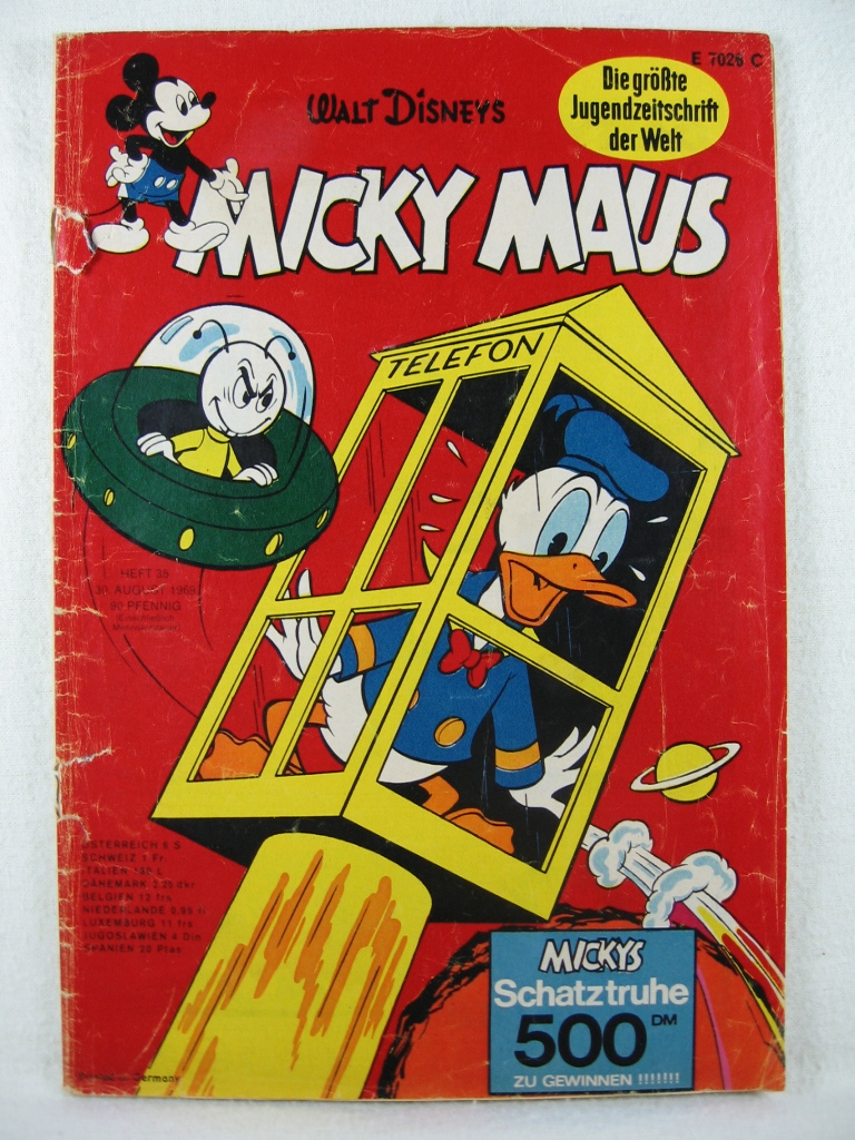 Disney, Walt:  Micky Maus. Heft 35, 1969. 