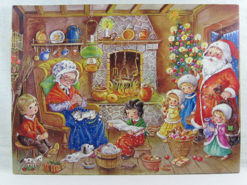   Adventskalender / Füllkalender: Weihnachten bei Großmutter. 