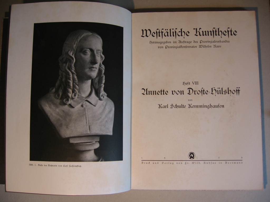 Kemminghausen, Karl Schulte:  Annette von Droste-Hülshoff. 