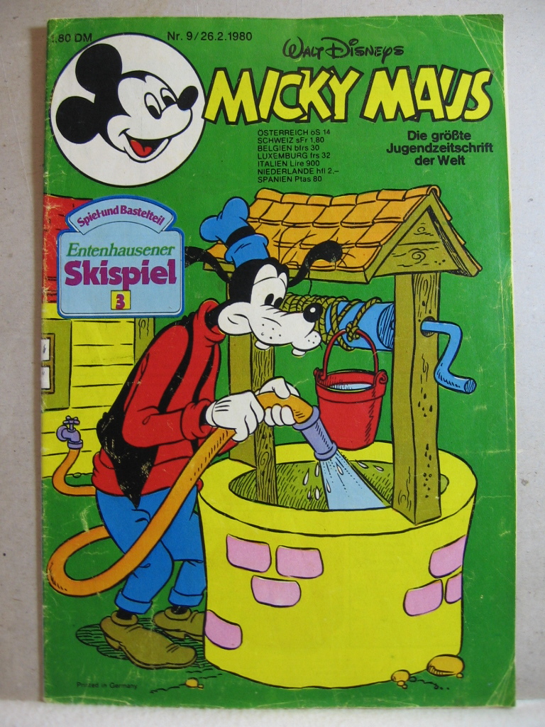Disney, Walt:  Micky Maus. 1980, Heft 9. 