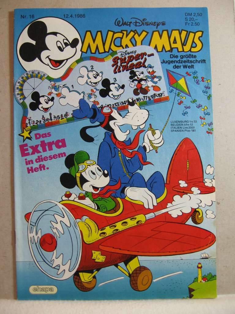 Disney, Walt:  Micky Maus. 1986, Heft 16. 