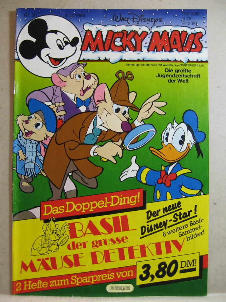Disney, Walt:  Micky Maus. 1986, Heft 50. 