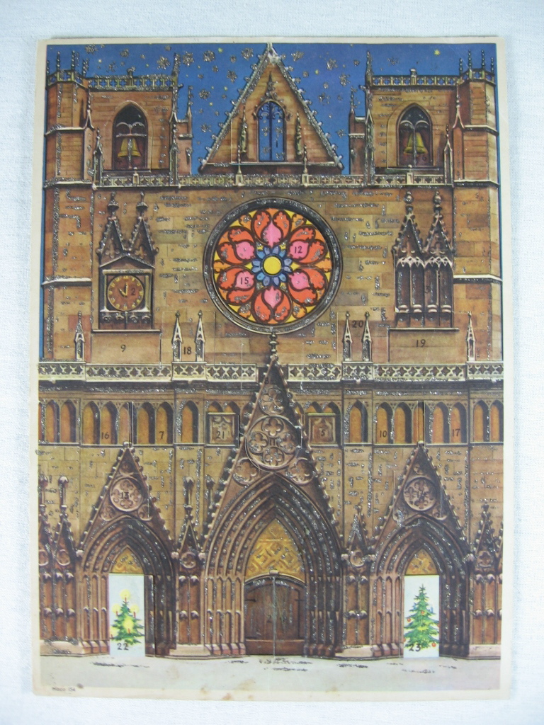   Adventskalender: Kathedrale Saint-Jean-Baptiste in Lyon. 