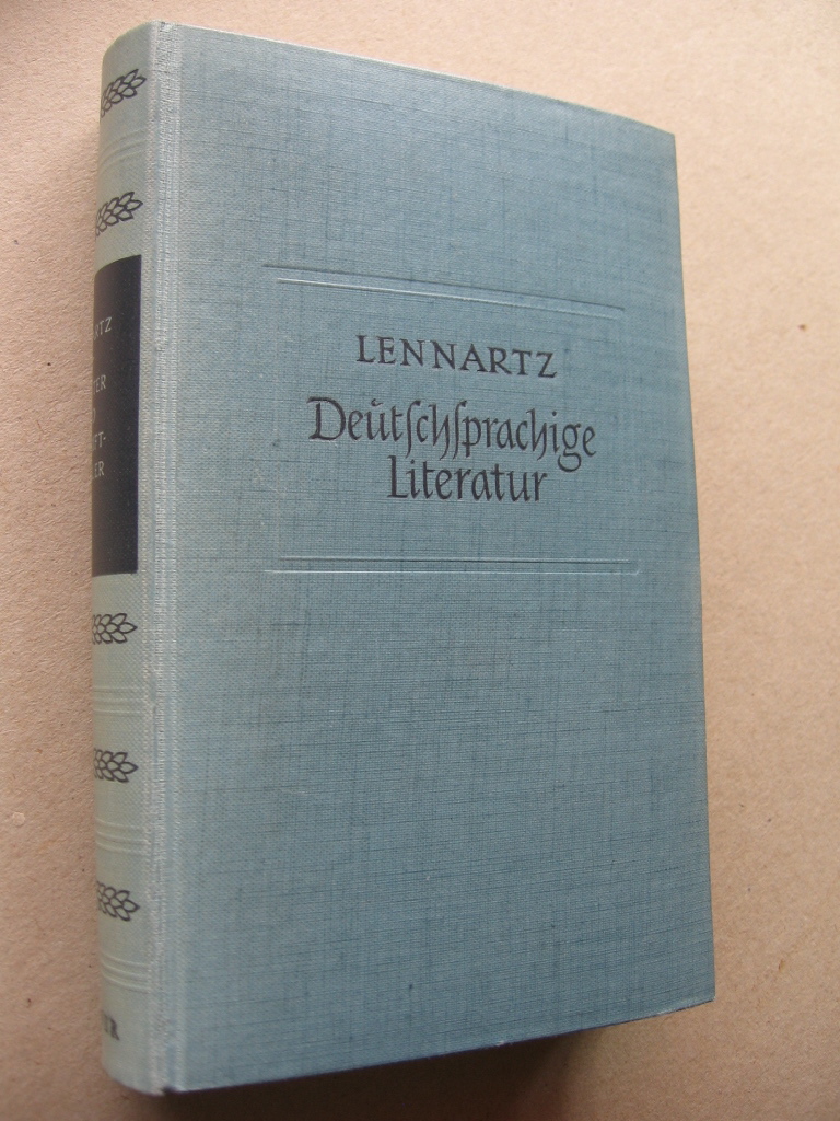 Lennartz, Franz:  Dichter und Schriftsteller unserer Zeit. 