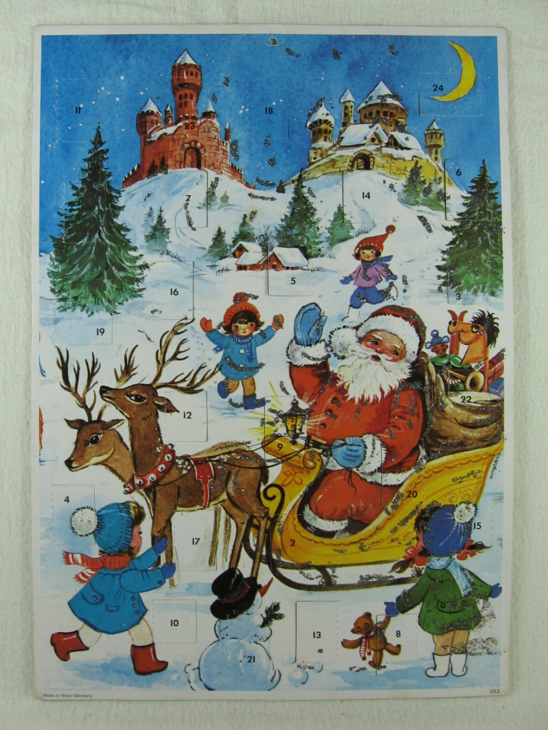   Adventskalender: Weihnachtsmann im Burgenland. 