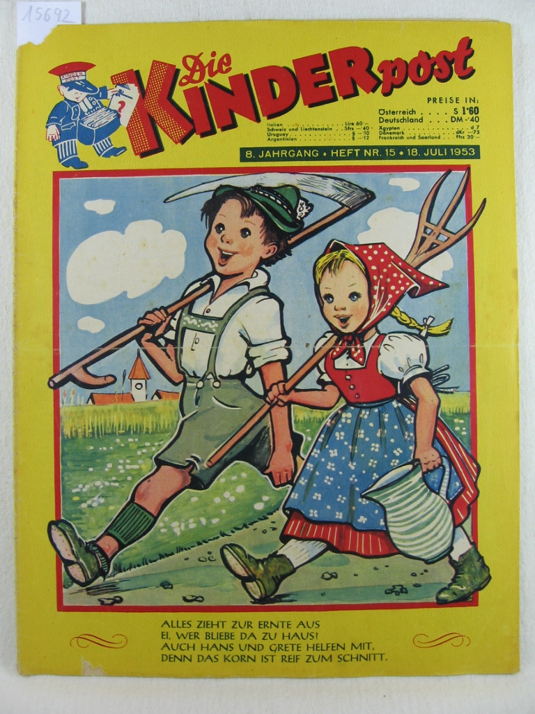   Die Kinderpost. 8. Jahrgang, 1953, Heft 15. 