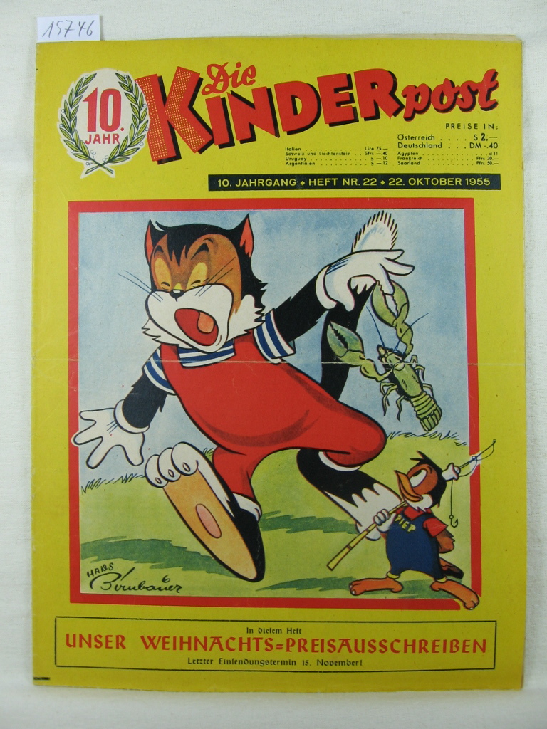   Die Kinderpost. 10. Jahrgang, 1955, Heft 22. 