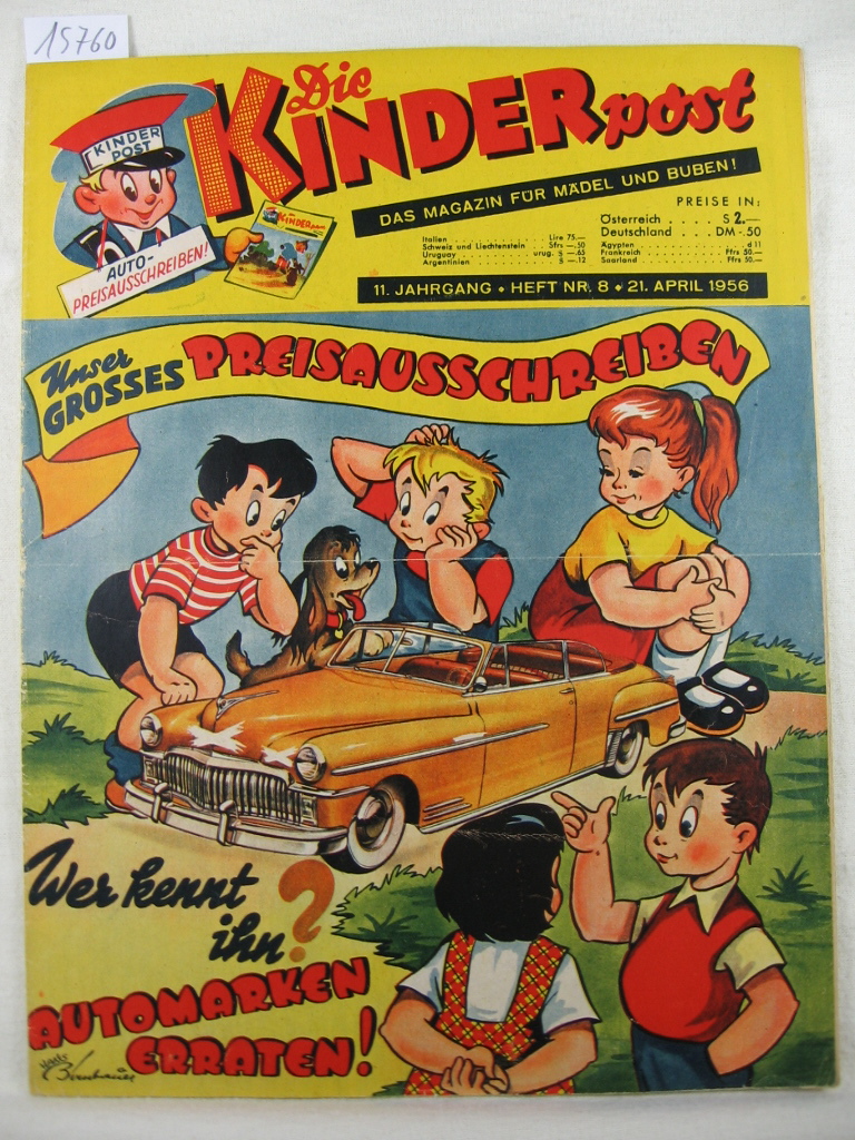   Die Kinderpost. 11. Jahrgang, 1956, Heft 8. 