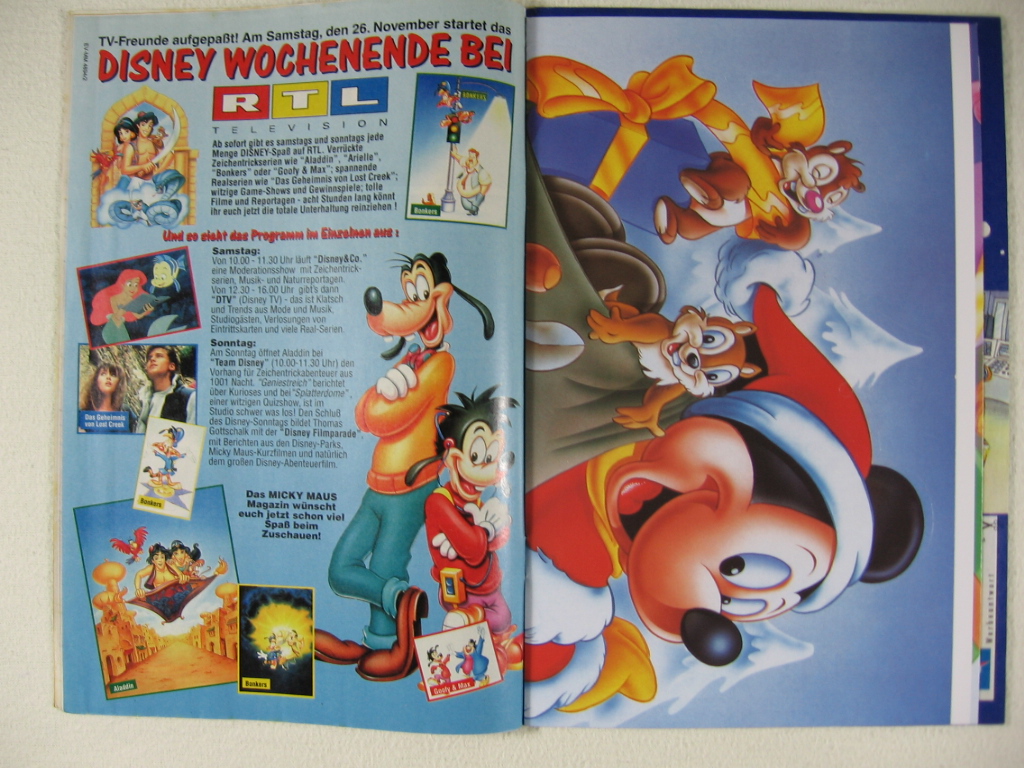Disney, Walt:  Adventskalender in: Micky Maus. 1994, Nr. 48. 