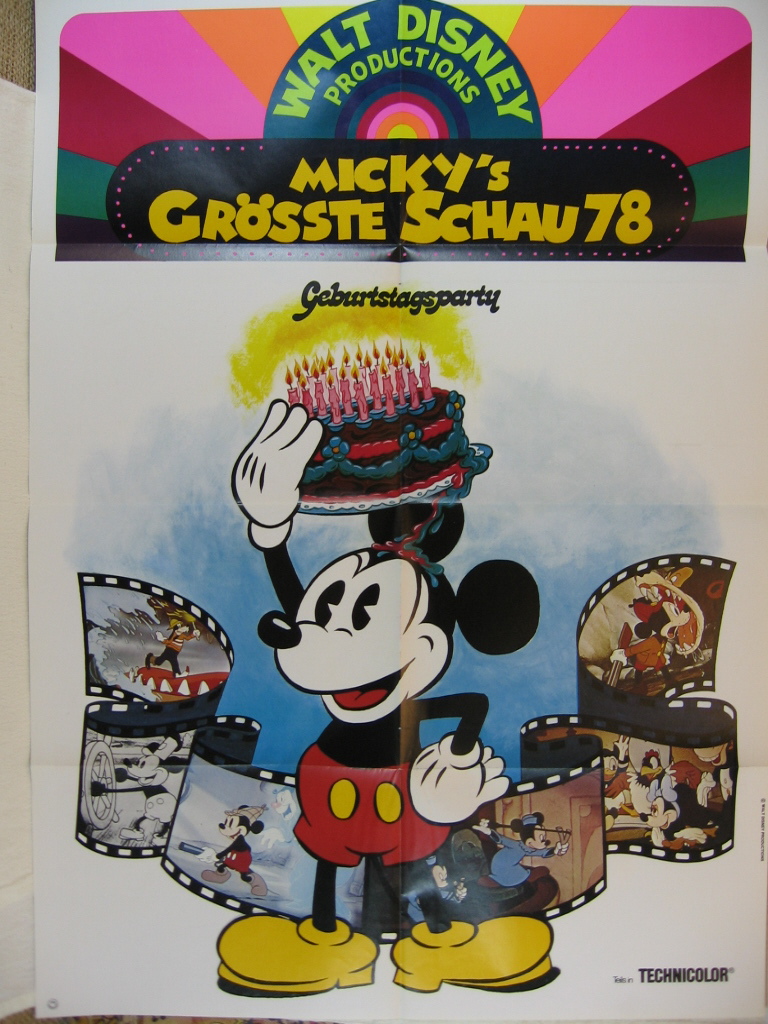 Disney, Walt:  Kinoplakat: Micky s grösste Schau 78. Geburtstagsparty. 