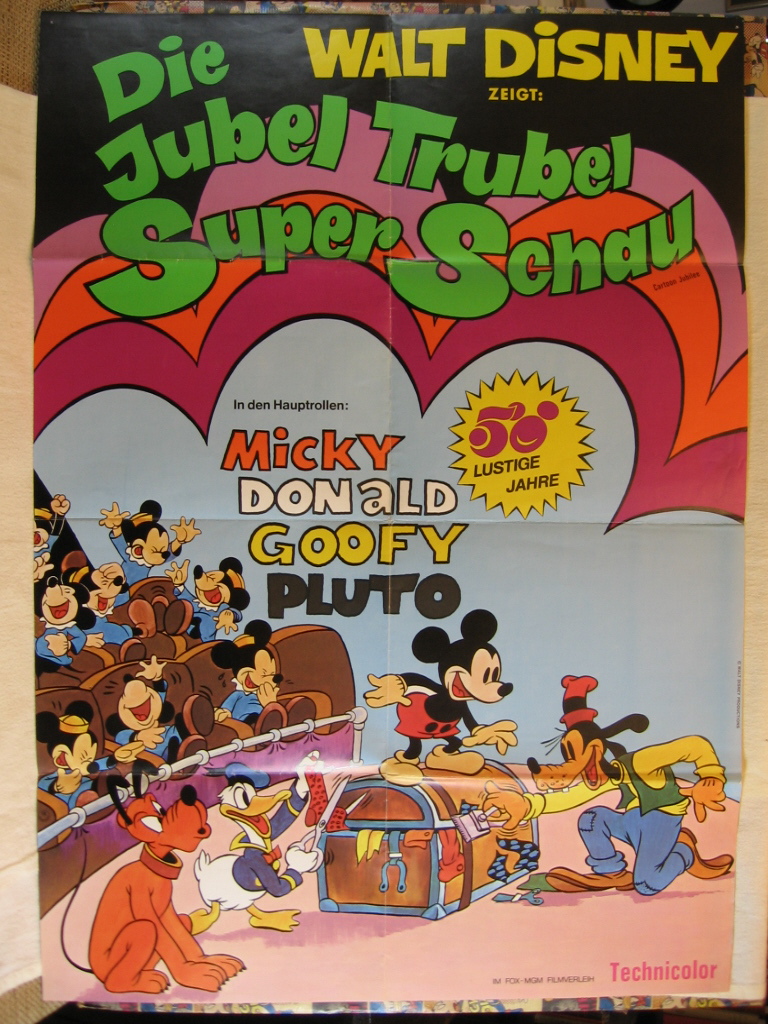 Disney, Walt:  Kinoplakat: Die Jubel Trubel Super Schau. 50 lustige Jahre 
