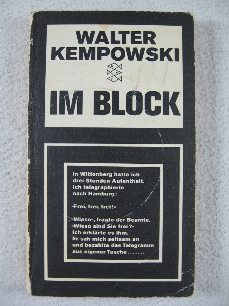 Kempowski, Walter (Signiertes Exemplar):  Im Block. 