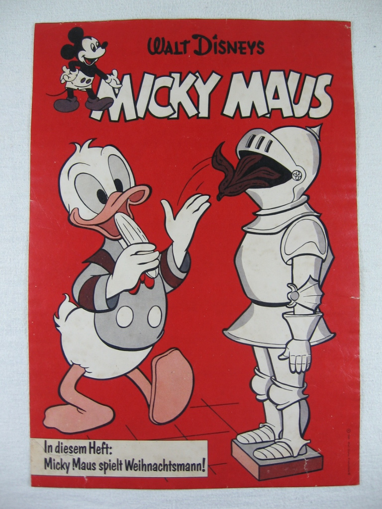 Disney, Walt:  Micky Maus Ankündigungsplakat für Heft 45, 1960. 