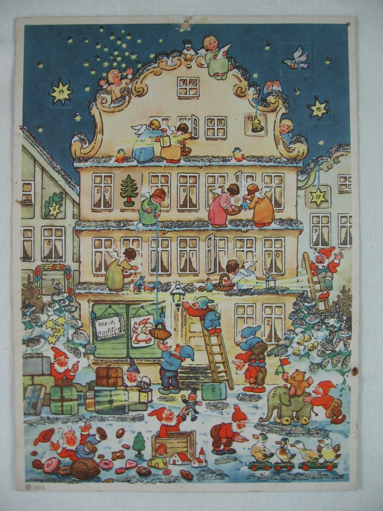  Adventskalender: Weihnachtshaus. 