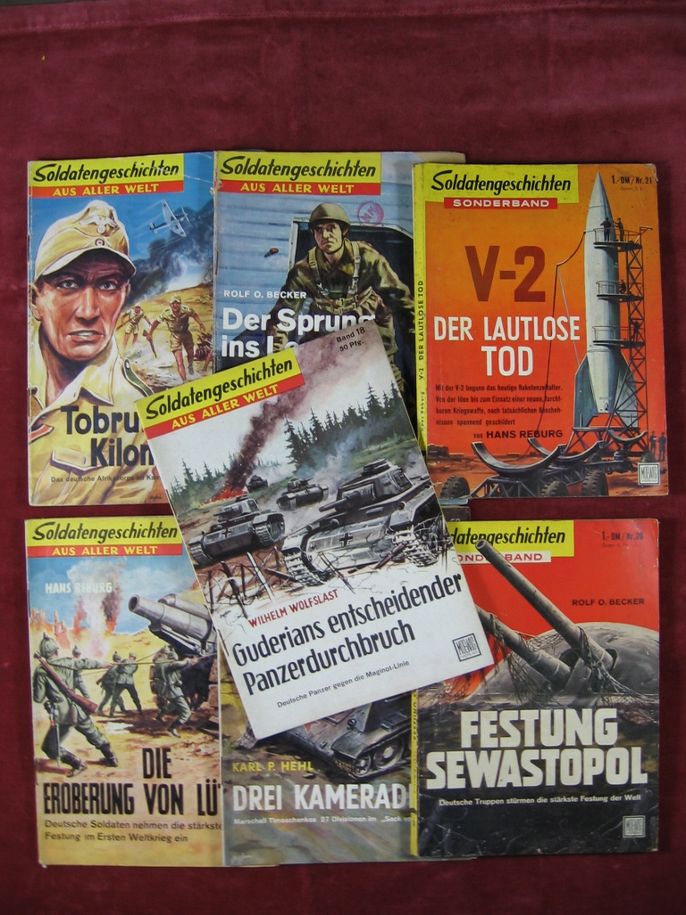   Soldatengeschichten. Aus aller Welt und Sonderbände. Konvolut von 7 Bänden. 