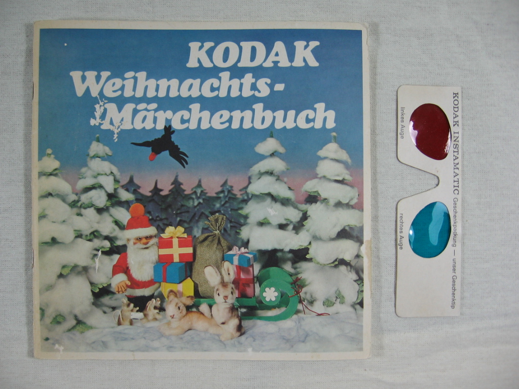 Steiff GmbH (Bilder):  Kodak Weihnachts-Märchenbuch. Mit Spezialbrille. 