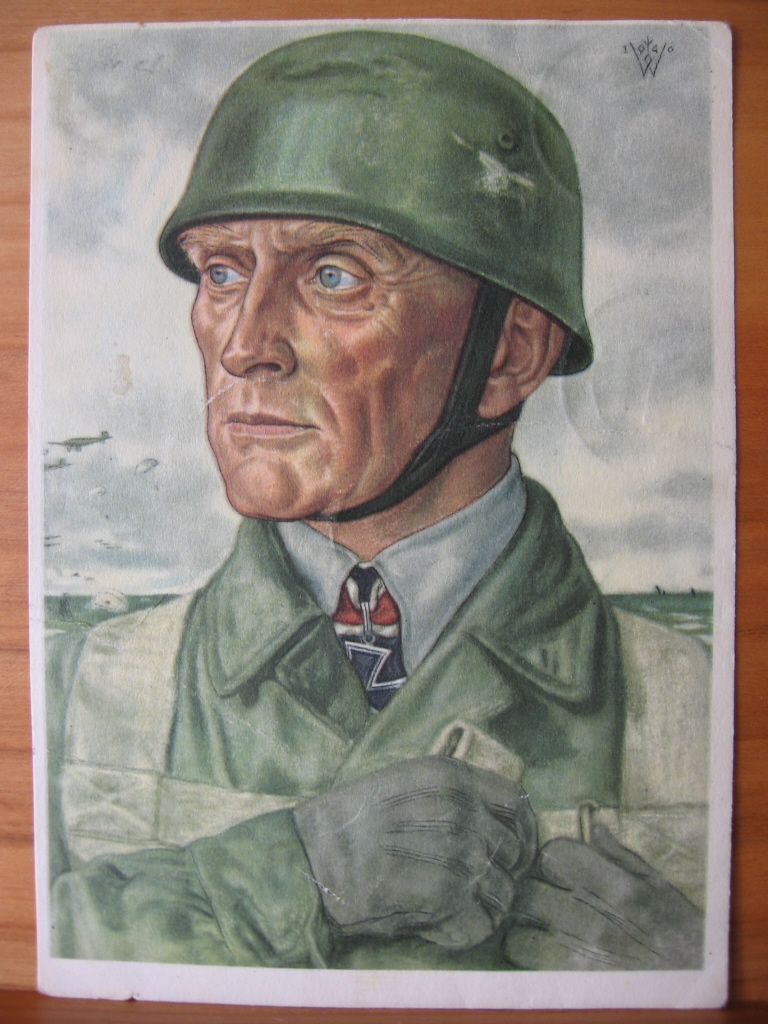 Willrich, Wolfgang:  Oberst Bräuer, Kommandeur eines Fallschirmjäger-Regiments. 