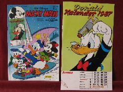 Disney, Walt:  Micky Maus. Nr. 1, 22.12.1986 mit Donald Kalender 1987. 