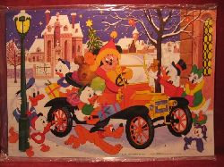 Disney, Walt:  Adventskalender " Micky Maus im Auto ". 