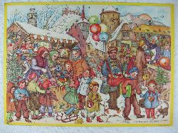 Richter - Oertel, Rosemarie:  Adventskalender: Weihnachtsmarkt. 