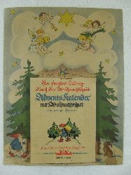 Preuss, Karl / Stber, Brigitte:  Adventskalendermit Weihnachtsspiel. Ein froher Weg durch die Weihnachtszeit. 