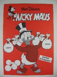 Disney, Walt:  Micky Maus Ankndigungsplakat fr Heft 6, 1962. 