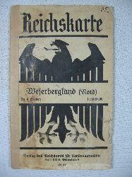   Reichskarte. Weserbergland (Nord). 1:100 000. In 4 Farben. 