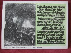   NS-Propagandazettel: Parole der Woche Nr. 25, (1940): Dein Kamerad, Dein Mann, Dein Vater, Dein Sohn, Dein Bruder. 