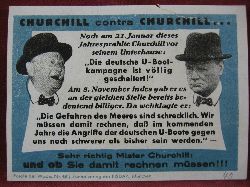   NS-Propagandazettel: Parole der Woche Nr. 48, (1940): Churchill contra Churchill. 