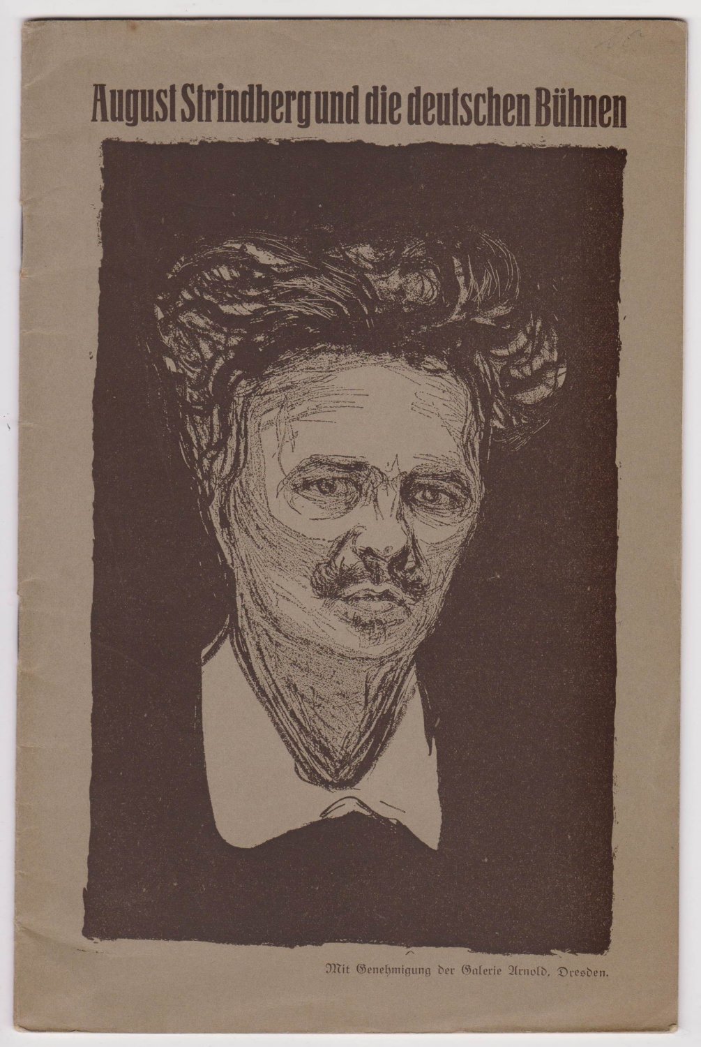 Strindberg, August. -  August Strindberg und die deutschen Bühnen. 