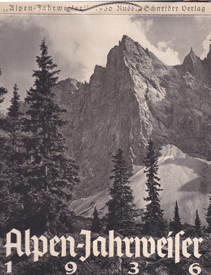 Alpen-Kalender. -  Alpen-Jahrweiser 1936. 