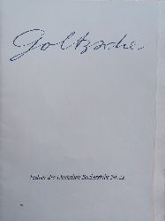 GOLTZSCHE, Dieter:  September 1988. 3 Radierungen und 1 Siebdruck: "Phantasiestck", "Sumpflandschaft", "Der Glastisch", "Frau in der Badewanne". Text: Hartmut Ptzke. 