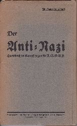 Deutscher Volksgemeinschaftsdienst / (Walter GYSSLING) (Hrsg.):  Der Anti-Nazi. Handbuch im Kampf gegen die N.S.D.A.P. 