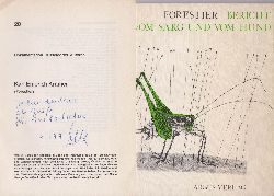 FORESTIER, George [d.i. Karl Emerich KRMER]:  Bericht vom Kind, vom Sarg und vom Hund. Lebenslauf fr Freunde (Signiert!). (Hand-) geschrieben von Walter Sauer. 