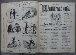 DOHM, E. (Ernst) (Red.):  Kladderadatsch. Humoristisch-satyrisches Wochenblatt.  11. Jahrgang, 1858. Heft 1-60 (= komplett). 