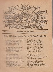   Fr unsere Kleinen. Beilage zum Huslichen Ratgeber. Erscheint alle 14 Tage. (Kinderzeitung). (1. - 10. Jahrgang 1891-1900). 