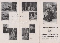 Kammerspiele im Schauspielhaus:  Johannes von Guenther, Der Kreidekreis. Ein Spiel in 6 Bildern nach dem Chinesischen. 