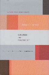 BEEBEE, Thomas O.:  Citation and Precedent. Conjunctions and Disjunctions of German Law and Literature. 