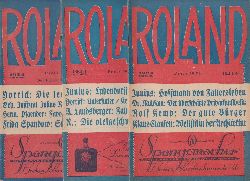 WITTNER, Doris (Red.):  ROLAND / Der Roland von Berlin.   Konvolut von 31 Heften, 1923 und  1924. Begrndet von Dr. L. Leipziger. 
