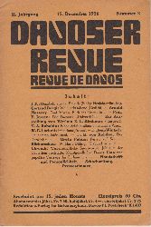   Davoser Revue. Revue De Davos. II. Jahrgang, Nummer 3, 15. Dezember 1926. Zeitschrift fr Literatur, Wissenschaft, Kunst und Sport. 