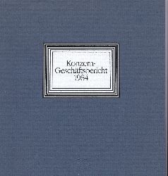 Vorwerk & Co. (Autor/Herausgeber):  Konzern-Geschftsbericht 1984. 