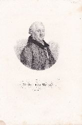   Portrt / Bildnis von Christian Felix Weisse (1726-1804). Original-Lithographie. 