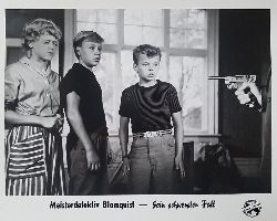 HELLBOM, Olle (Regisseur) / Astrid Lindgren (Autorin):  Photographie aus dem Film: Kalle Blomquist  sein schwerster Fall (1957). Original-Kinowerbematerial des Filmverleihs im groen Format (Aushangmaterial). 